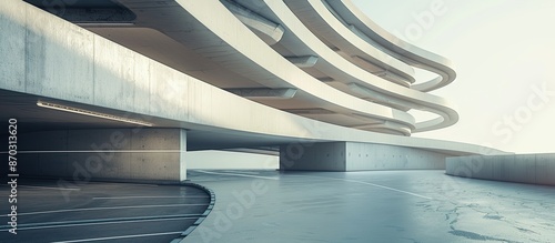 Exterior facade of a multi-...