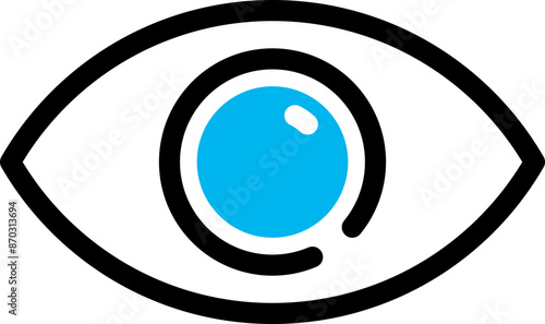 Eye line icon