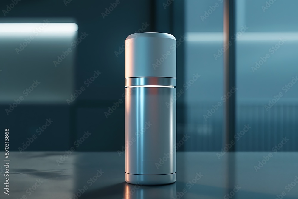Sleek smart inhaler, minimalist, photorealistic, close-up, dramatic lighting Sleek smart inhaler, minimalist, photorealistic, close-up, dramatic lighting