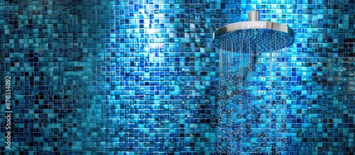 Shower head with flowing wa...