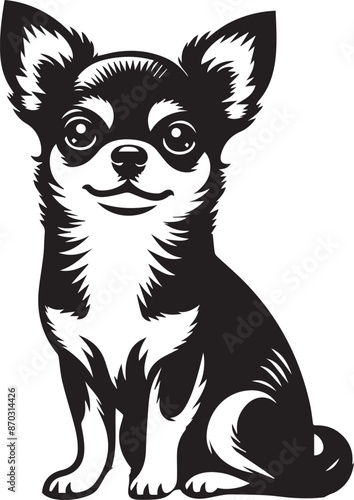 chihuahua dog vector