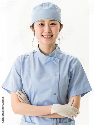 portrait of a female nurse ...