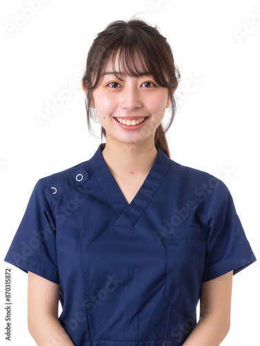 a smiling woman wear techni...