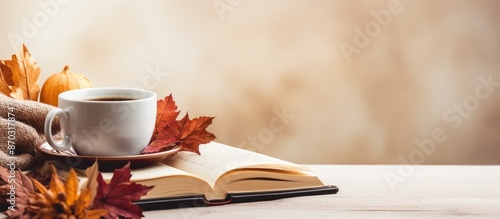 Autumn-themed decorations w...