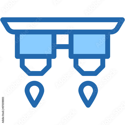 Vector Icon Hover Board, Electronics, Fly, Technology, Transportation