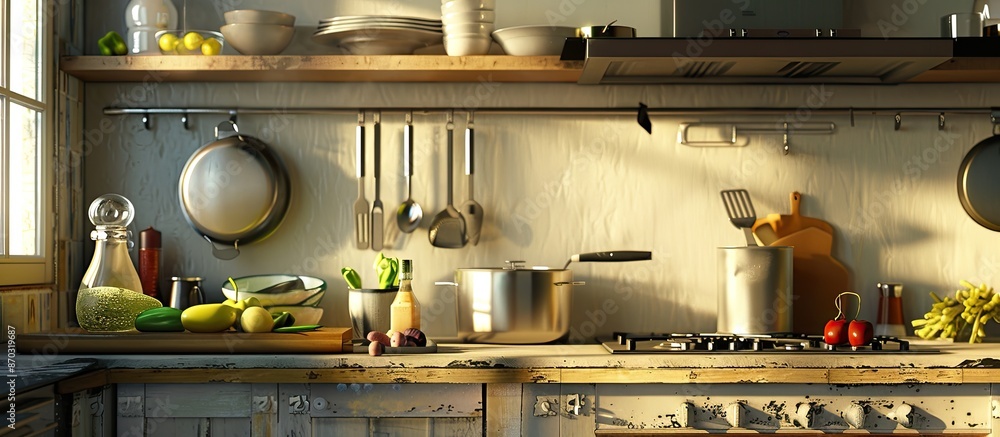 Kitchen. with copy space image. Place for adding text or design Kitchen. with copy space image. Place for adding text or design