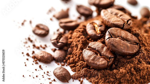 coffee power spread isolate...