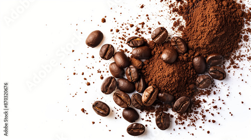 coffee power spread isolate...