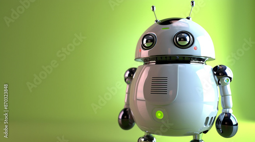 3d blender robot android Mascot