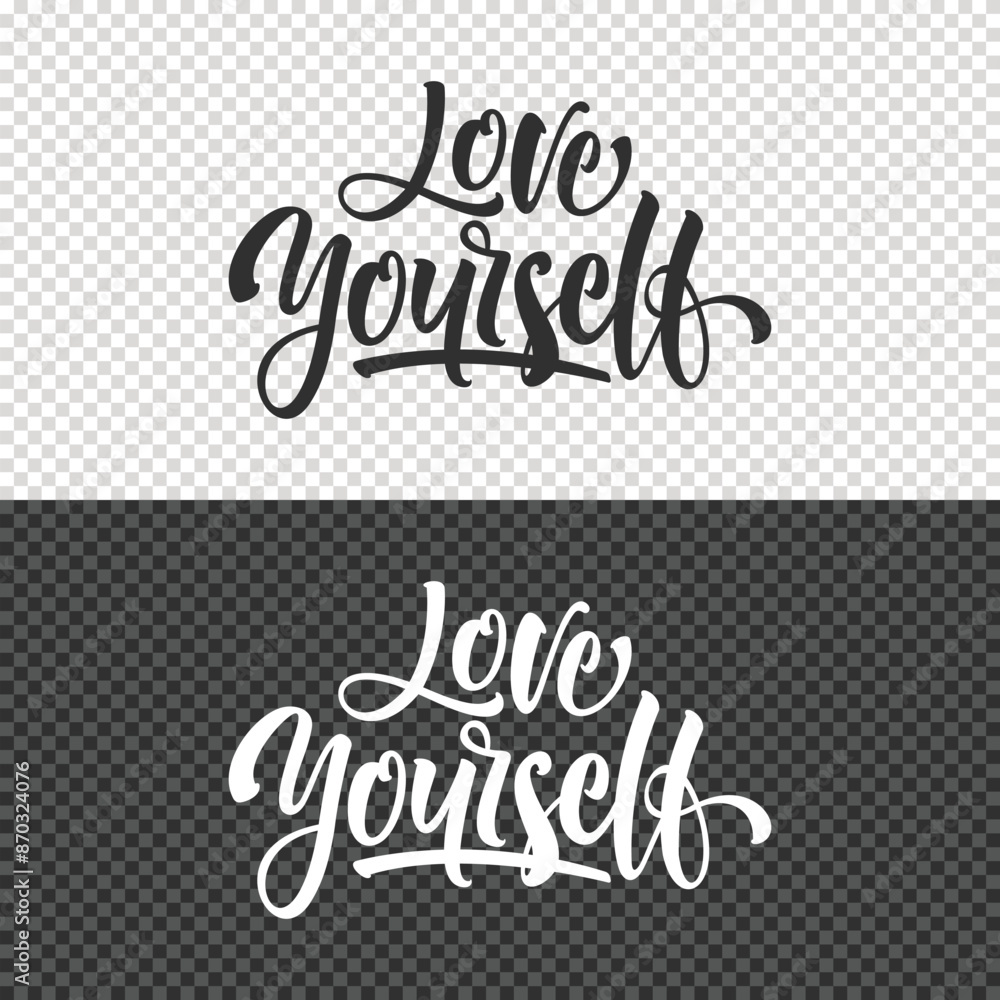 love yourself lettering clipart element design love yourself lettering clipart element design