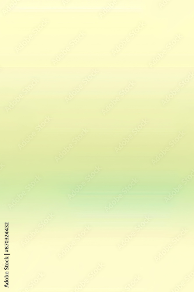 Fototapeta premium Soft Green to Pale Yellow Gradient Art