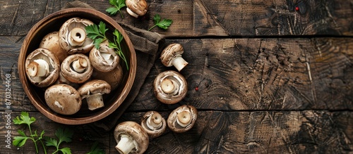 Shiitake mushroom dish disp...