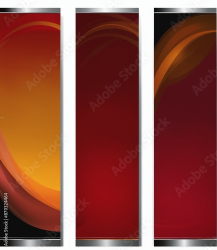 Modern Abstract Banners for Web Page or Logo - Graphic Design Elements