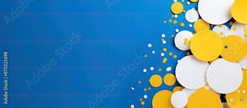 Yellow trendy backdrop ador...