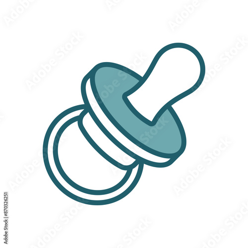 baby nipple icon vector design template simple and clean