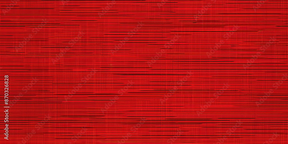 Minimalist Vibrant Red Background Art