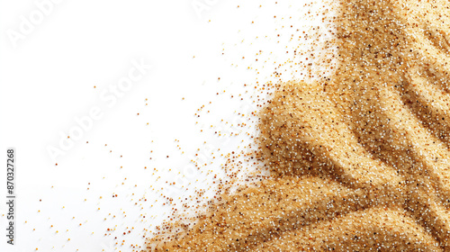 beach sand isolated on whit...