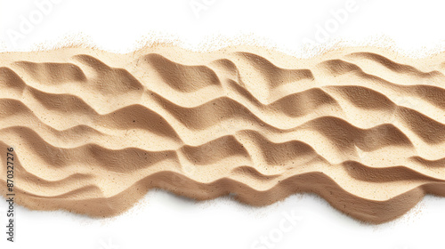 beach sand isolated on whit...