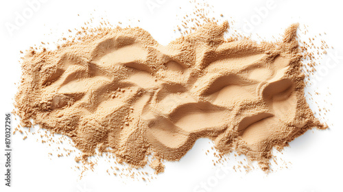 beach sand isolated on whit...
