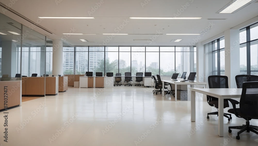 empty open space office empty open space office