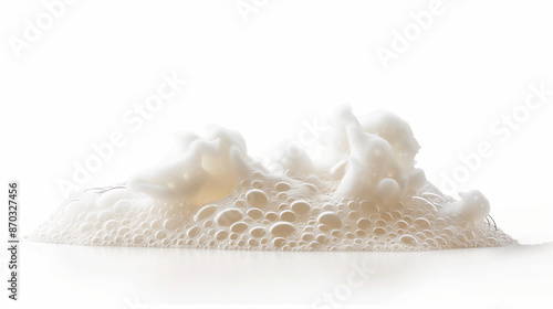 soap foam bubble isolated o...
