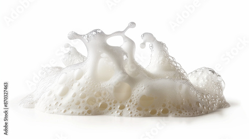 soap foam bubble isolated o...