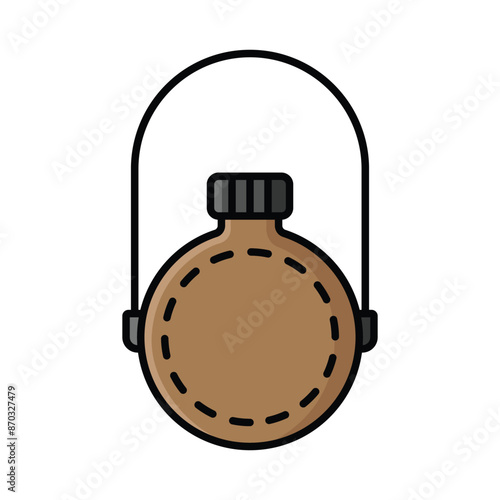 water canteen icon vector design template simple and clean