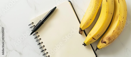 Squared notebook with a bla...
