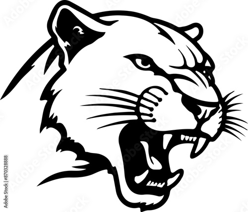 Panther SVG vector transparent background PNG clipart
