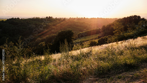 Obraz na płótnie Foto scattata nelle colline attorno Tassarolo. w salonie