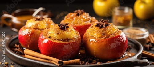 Delicious baked apples with...