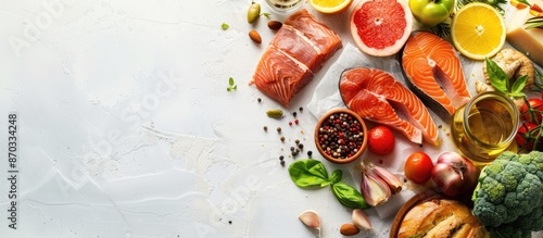 Healthy diet concept with f...