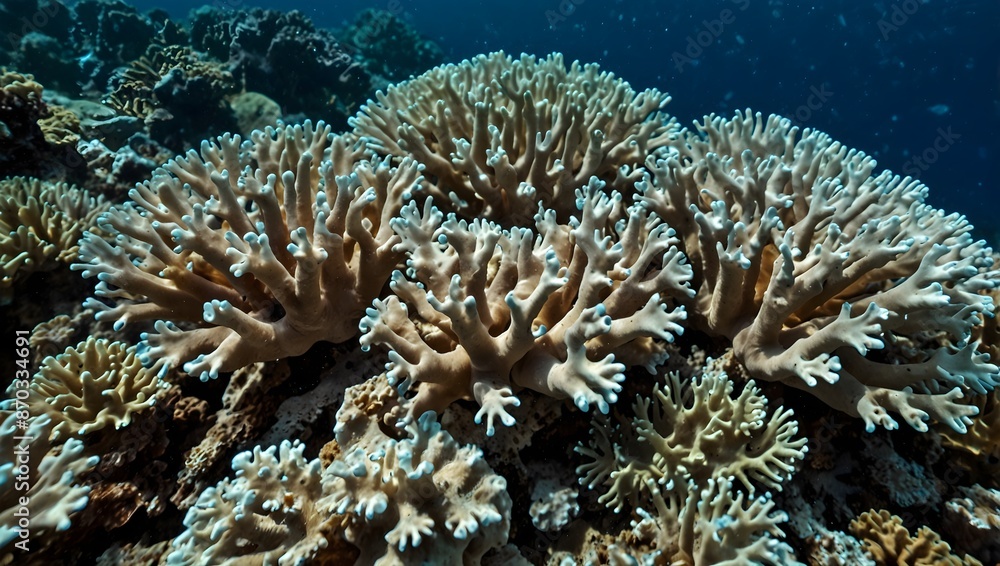 About the intricate patterns and textures of branching coral formations ai_generated About the intricate patterns and textures of branching coral formations ai_generated