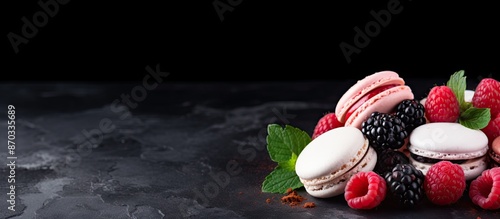 French meringue cookies, be...