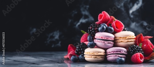 French meringue cookies, be...