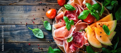 Italian snack featuring pro...