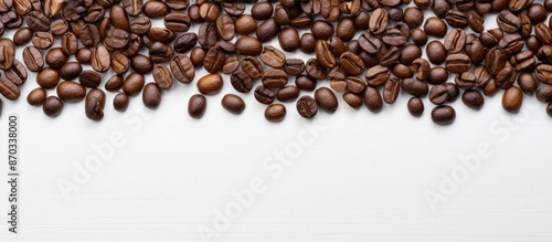 White wooden surface with a...