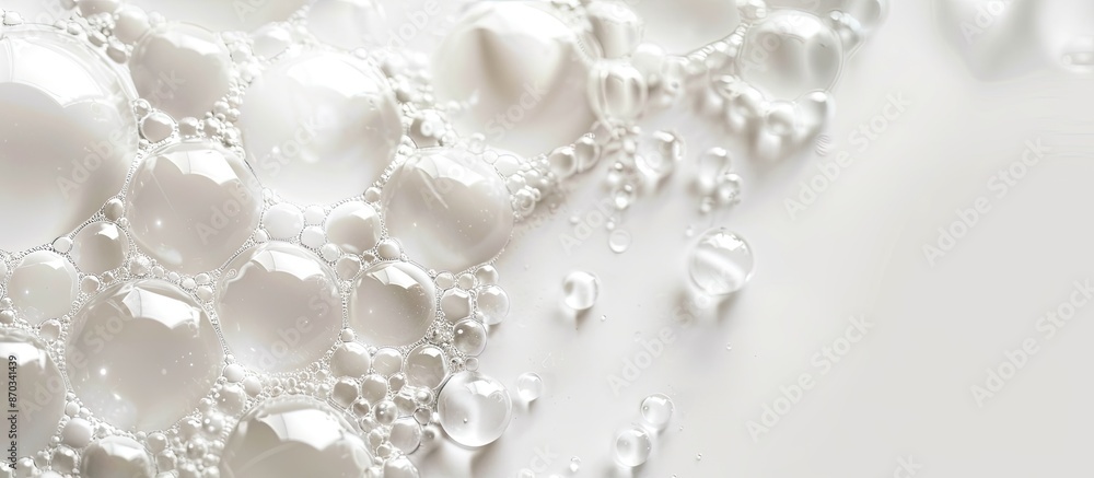 White background with bubbles resembling eggs, ideal for copy space image. White background with bubbles resembling eggs, ideal for copy space image.