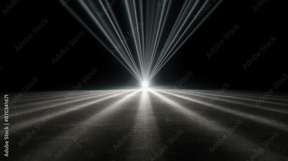 Radiant light against black backdrop evokes serene Zen aesthetics Radiant light against black backdrop evokes serene Zen aesthetics