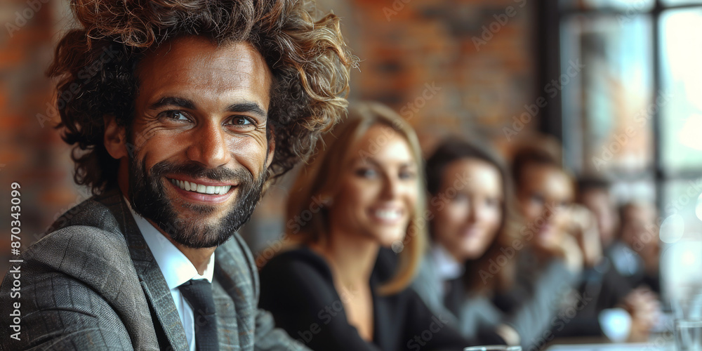 Corporate business team and manager in a meeting Corporate business team and manager in a meeting