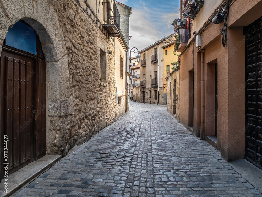 Fototapeta premium Jewish neighborhood of Aranda, tourist destination in the province of Burgos (Spain)