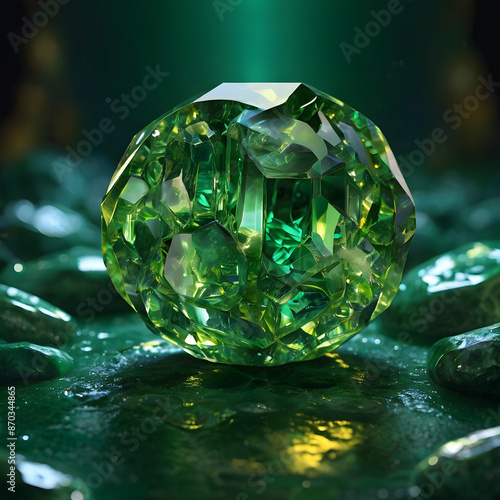 diamond on green