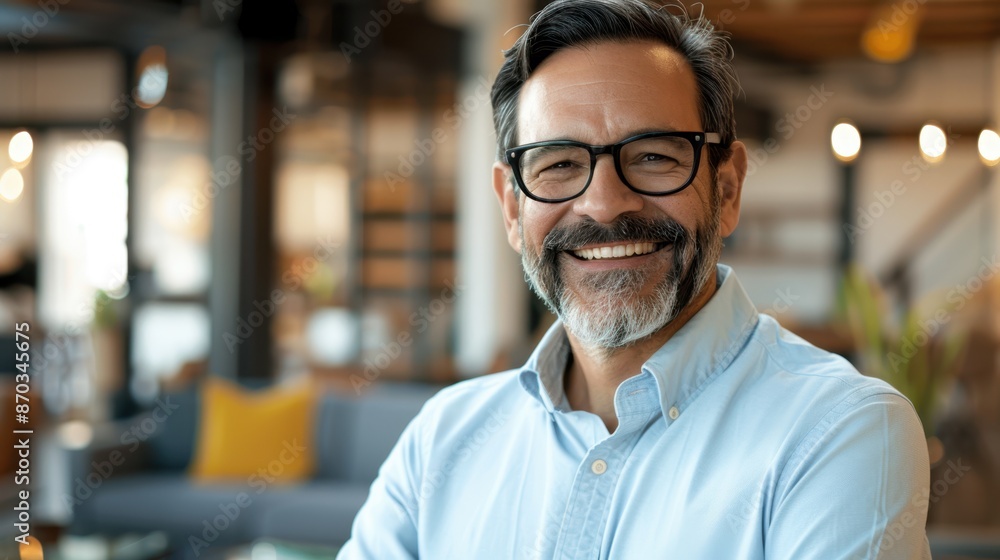 Obraz premium The smiling professional man