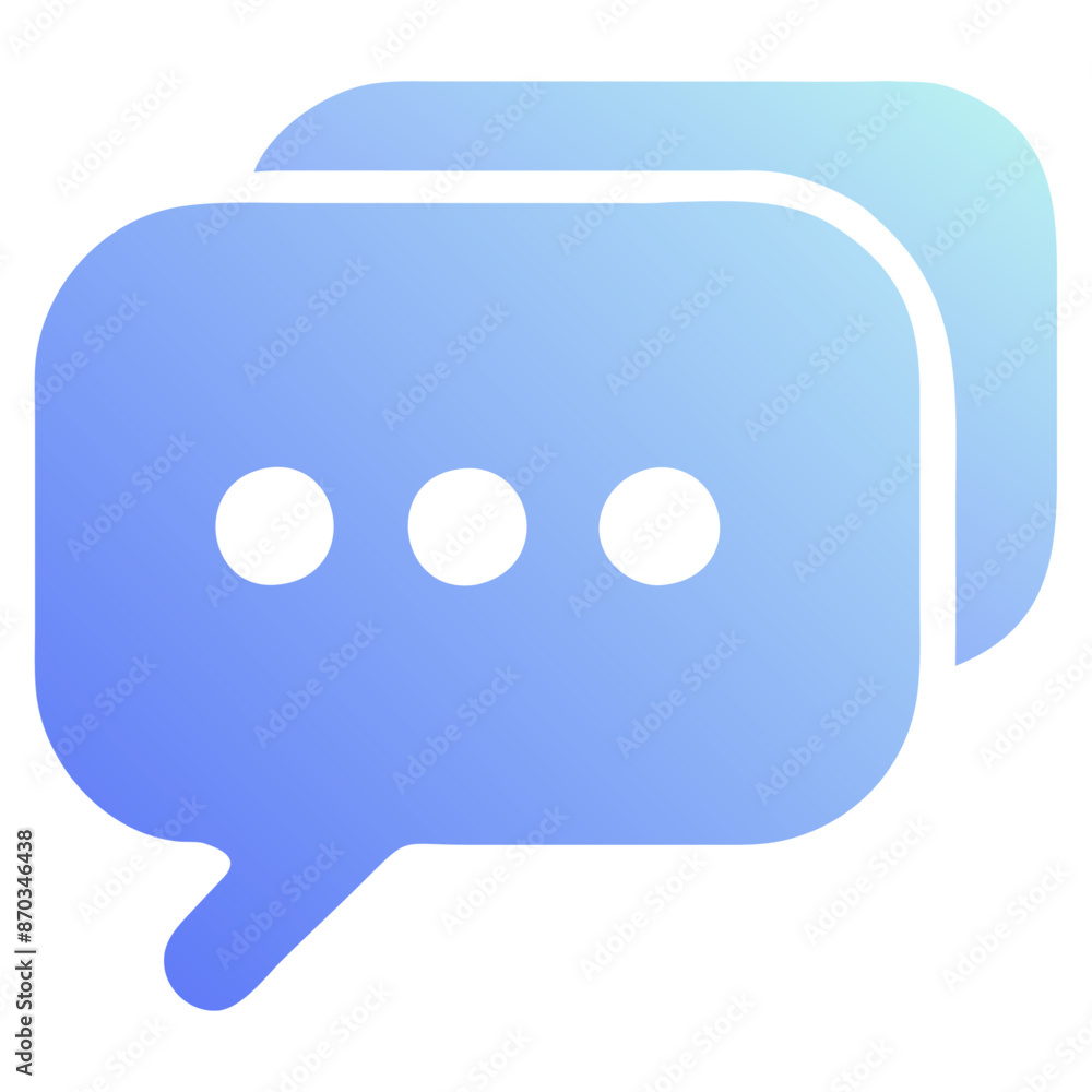 Naklejka premium chat bubble vector