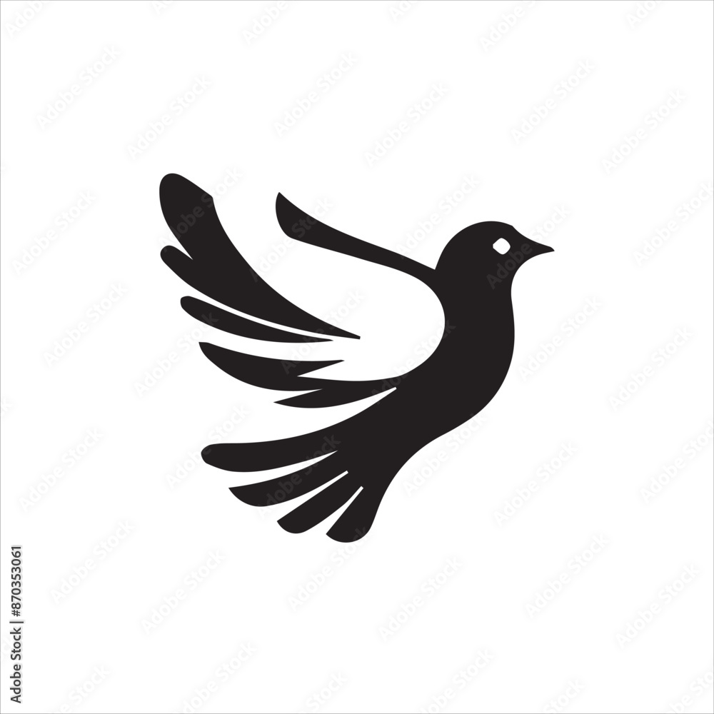 Bird Design Logo Vector Style, Bird Deign Logo Icon Bird Design Logo Vector Style, Bird Deign Logo Icon