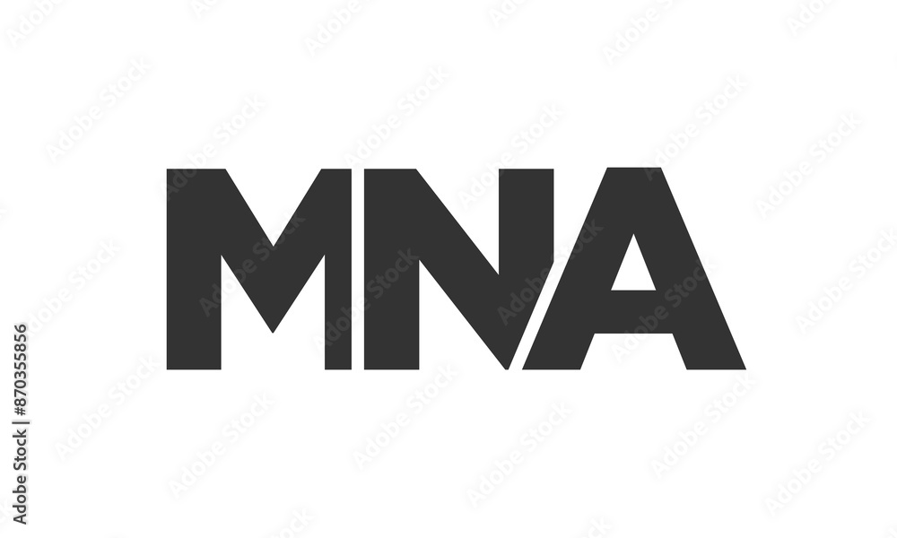 MNA logo design template with strong and modern bold text. Initial based vector logotype featuring simple and minimal typography. Trendy company identity. MNA logo design template with strong and modern bold text. Initial based vector logotype featuring simple and minimal typography. Trendy company identity.