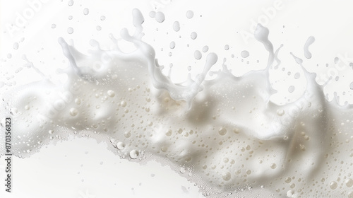 foam of soap splashing isol...