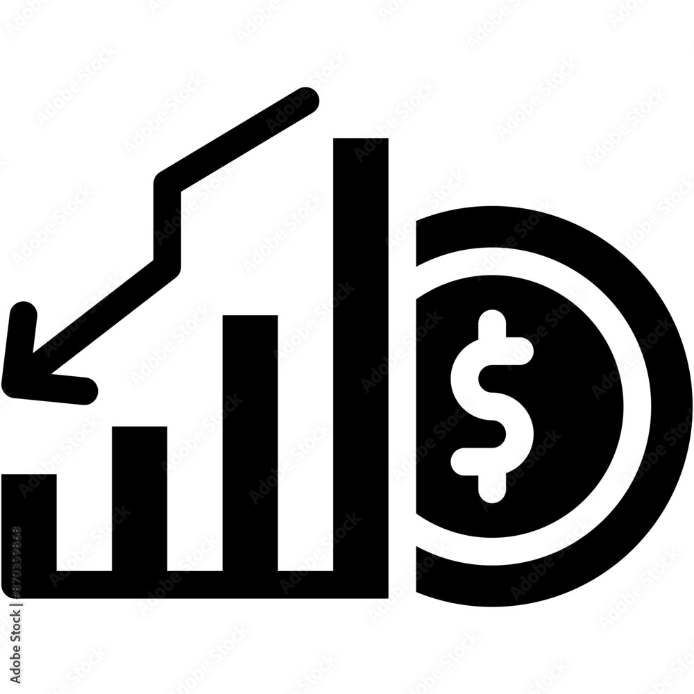 Vector Icon Recession, Bankruptcy, Financial, Economic Crises, Banking Vector Icon Recession, Bankruptcy, Financial, Economic Crises, Banking