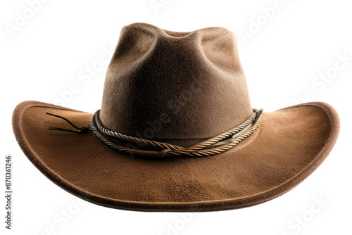 Akubra hat isolated on transparent background