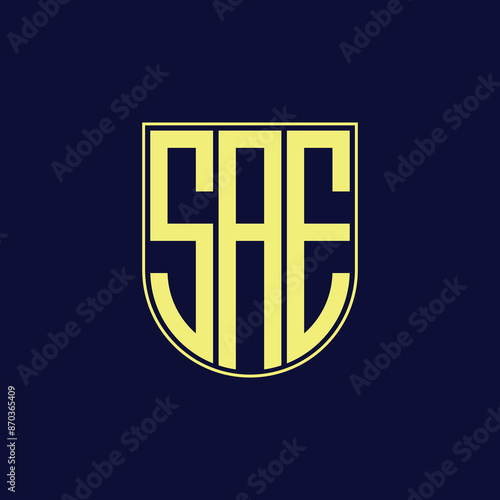 sae letter logo design